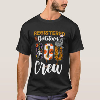 Registered Dietician Boo Crew Halloween Matching R T-Shirt