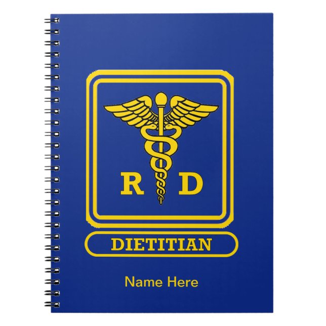 Registered Dietician Notebook (Front)