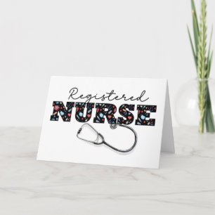 Registered NURSE Appreciation on Nurses Day RN Card