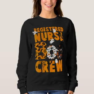 Registered Nurse Boo Crew Halloween Nursing Sweatshirt
