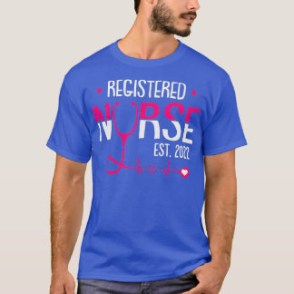 Registered Nurse Est 2022 Graduation Nursing Grad T-Shirt