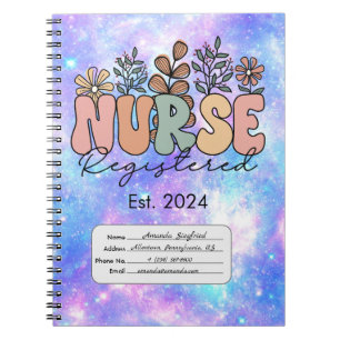 Registered Nurse Est. Spiral Photo Notebook