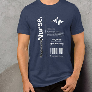 Registered Nurse – Funny Work Humour, Office Gift Tri-Blend Shirt