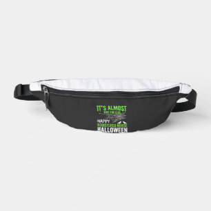 Registered Nurse Halloween Spiderweb and Raven Fanny Pack