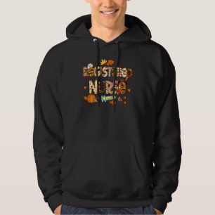 Registered Nurse Leopard Plaid Pilgrim Hat Fall Th Hoodie