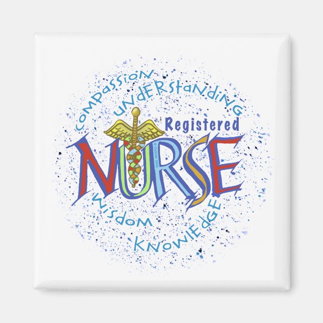 Registered Nurse Motto Magnet (Front)