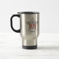 Registered Nurse Personalized Travel Commuter Mug
