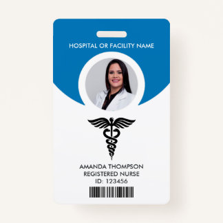 Registered Nurse Photo Identification Badge