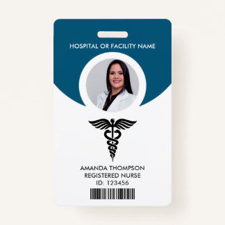 Registered Nurse Photo Identification Badge