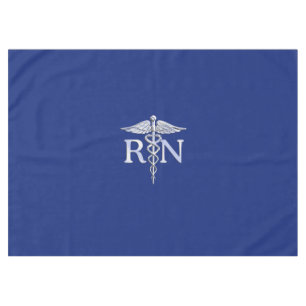 Registered Nurse RN Caduceus Design Tablecloth