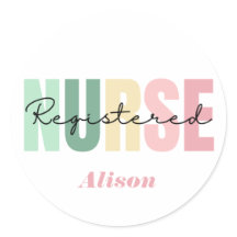 Registered Nurse RN CUTE Personalized
