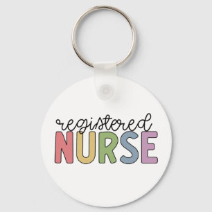 Registered Nurse RN Nurse Graduation Keychain