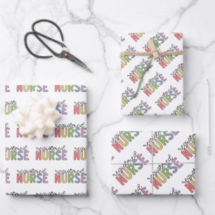 Registered Nurse RN Nurse Graduation Wrapping Paper Sheet