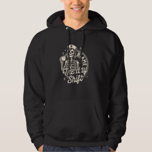 Registered Nurse RN Skeleton Nursing Blame The Day Hoodie