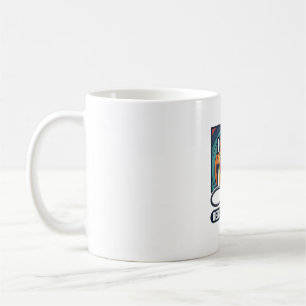Registered Nurse RN Vintage Rainbow Vector Design_ Coffee Mug