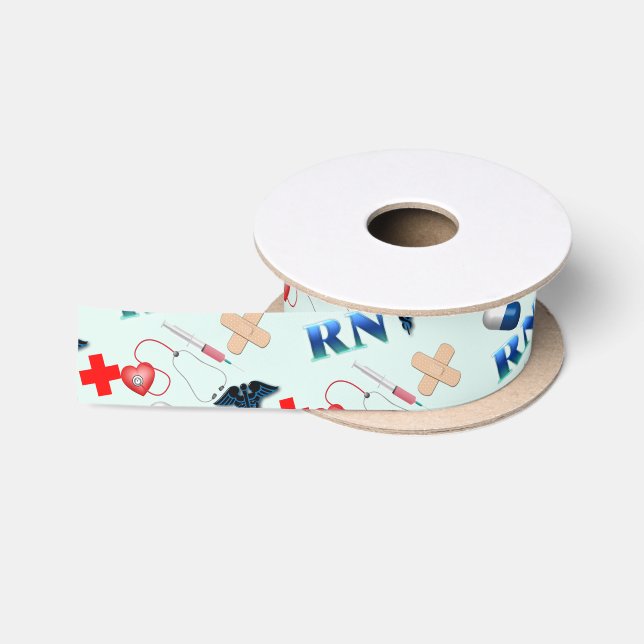 Registered Nurse Satin Ribbon (Spool)