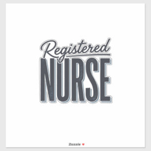 Registered Nurse Script Typography Vector Design_1