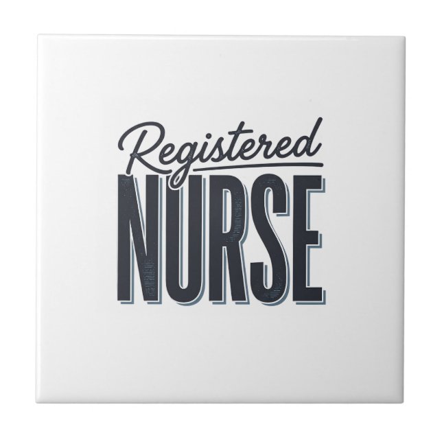 Registered Nurse Script Typography Vector Design_1 Tile (Front)