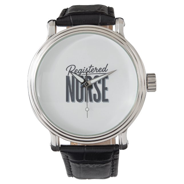 Registered Nurse Script Typography Vector Design_1 Watch (Front)