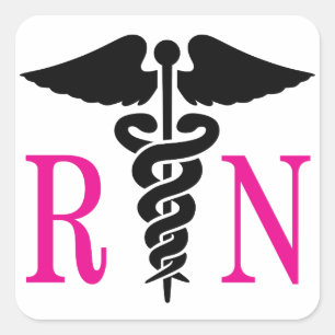 Registered Nurse Square Sticker