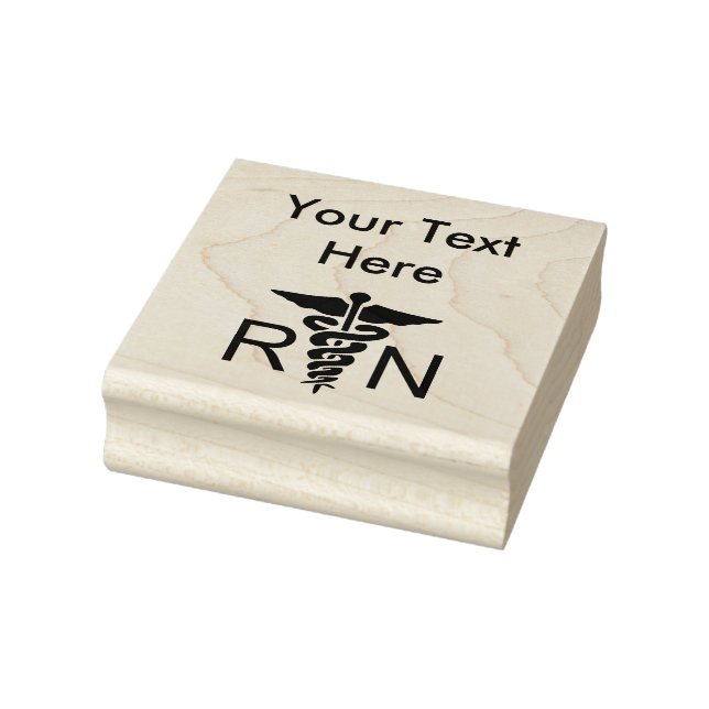 Registered Nurse Symbol Rubber Stamps (Stamp)