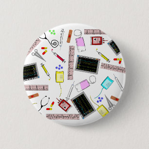 Registered Nurse Tools 2 Inch Round Button
