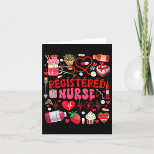 Registered Nurse Valentine's Day Nurse Tools Cute  Card