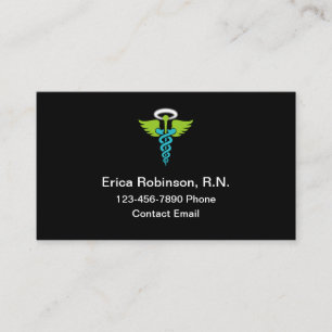 Registered Nurse Visiting Angel Medical  Business Card
