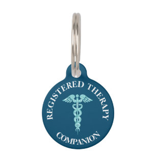 Registered therapy companion pet DIY Tag