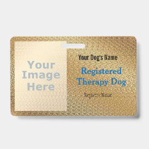 Registered Therapy Dog Badge
