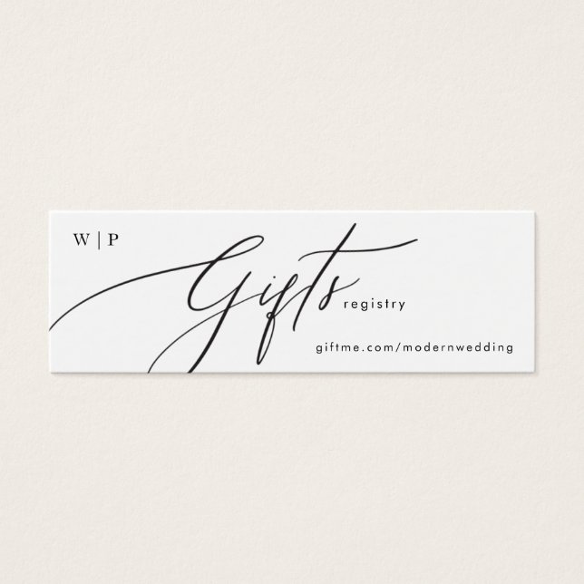 Registre cadeau Mariage moderne en noir et blanc s (Devant)