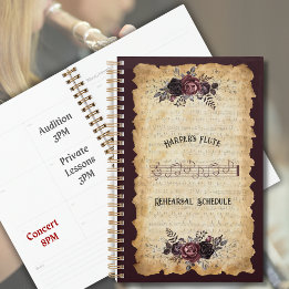Registre de répétition de flûte classique antique
