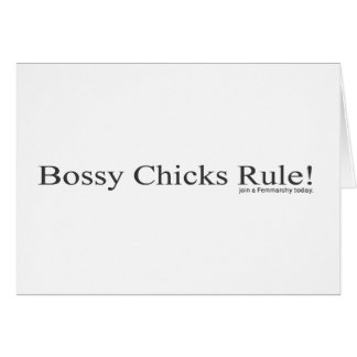 Règle autoritaire de poussins