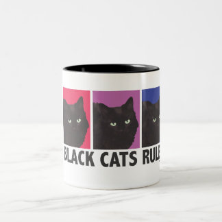 RÈGLE de chats noirs ! Tasse de café