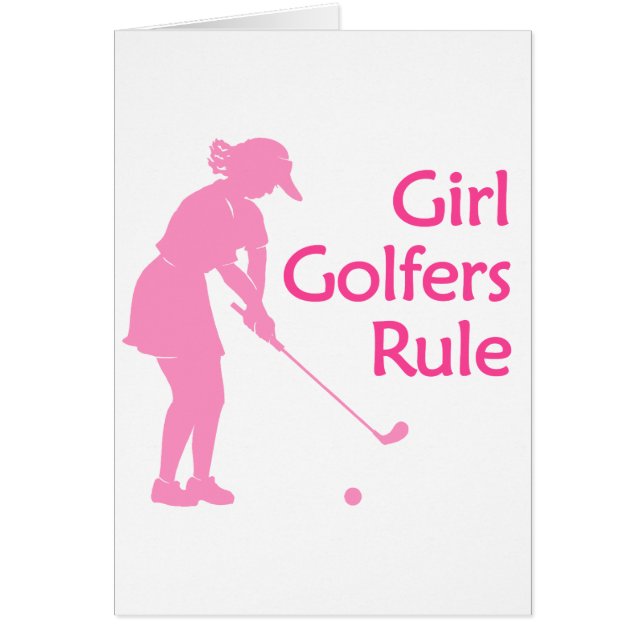 Règle de golfeurs de fille (Devant)