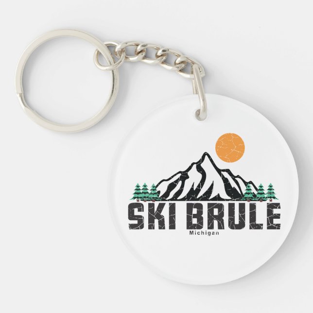 Règle de ski rétros (Devant)
