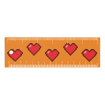 Motif de coeur Red Pixel
