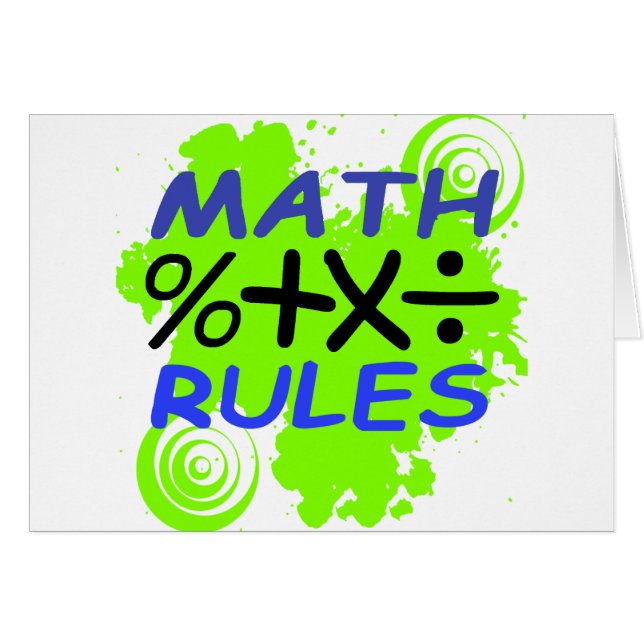 Règles de maths (Devant horizontal)