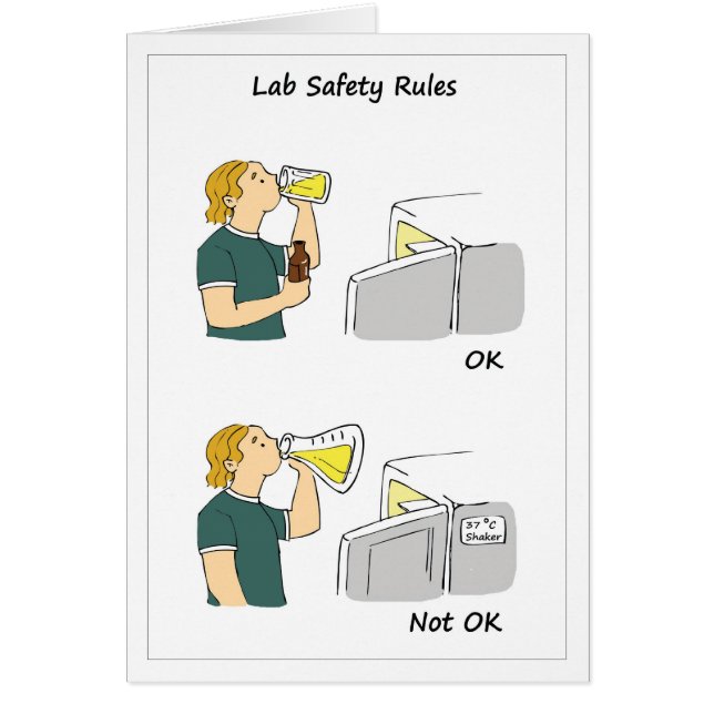 Règles de sécurité de laboratoire (Devant)