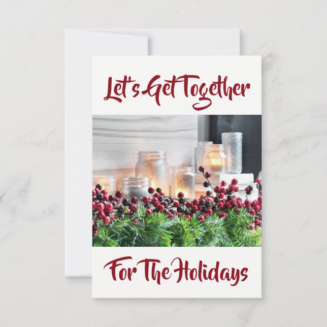 "REGROUPONS-NOUS" BEAUTIFULCHRISTMAS INVITATION (Devant)