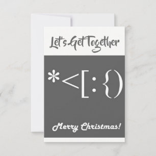 "REGROUPONS-NOUS" INVITATION COOL DE NOËL