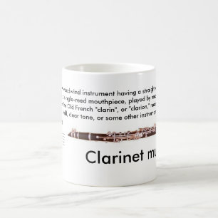 Regular sized (11 oz.) Clarinet mug