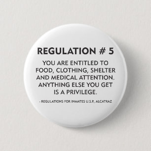 Regulation # 5 2 inch round button