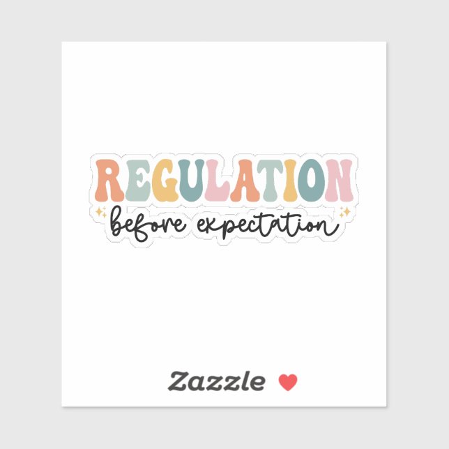 Regulation before expectation (Sheet)