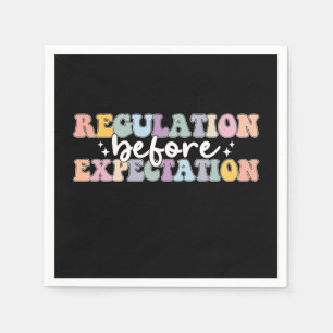 Regulation Before Expectation Groovy Napkin