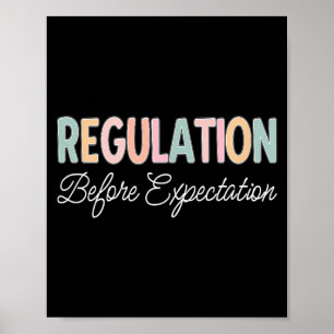 Regulation Before Expectation Poster