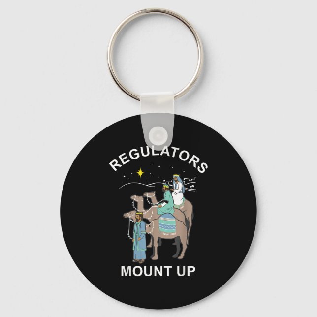 Regulator Mount Cute Up Christmas Three Kings Rein Keychain (Front)