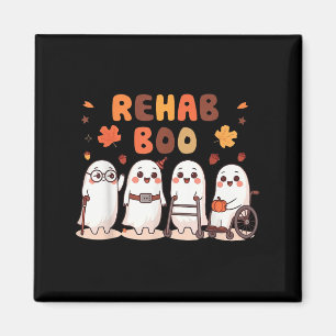 Rehab Boo Halloween Fun Ghost Physical Therapy Ot Magnet