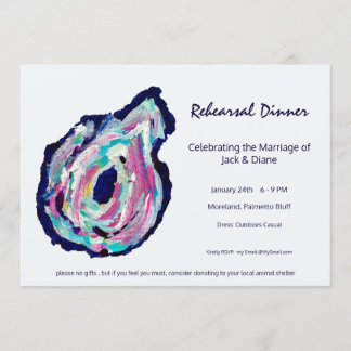 Rehearsal Diiner/Oyster Roast Party Invitation