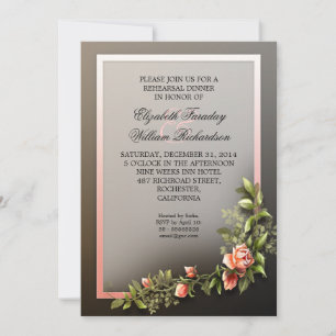 rehearsal dinner beautiful invitation